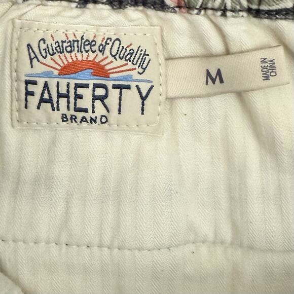 Faherty Shorts Mens Medium Island Orchid Drawstring Pull On 6.5" Inseam NEW - Picture 2 of 14